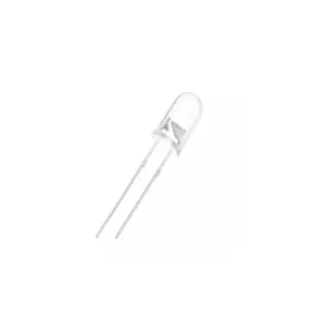 LED 5mm Màu Đỏ Trong Suốt Có Viền Chân Ngắn TJ-L5FYTGHTFCSFLC2R-A5
